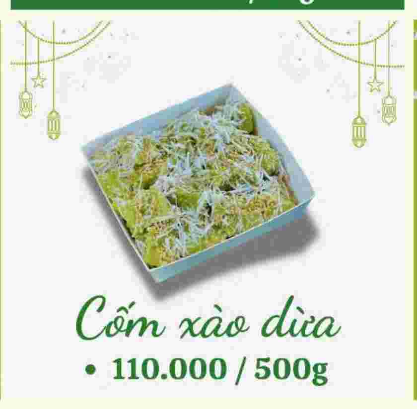 Cốm xào dừa Thanh An 500gr